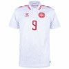 Original Fußballtrikot Dänemark Hojlund 9 Heimtrikot EURO 2024 Für Herren